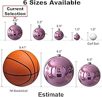 Vista 232 de Bolas de Navidad grandes de bronce de 3.2 pulgadas, adornos de decoración de árbol de Navidad, bolas colgantes inastillables para cumpleaños