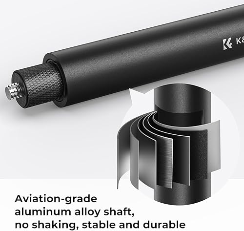 Miniatura 7 de K&F Concept Palo selfie invisible de 60 pulgadas compatible con GoPro, cámara deportiva Insta360, acción DJI, poste monopie extendido de 14 pulgadas