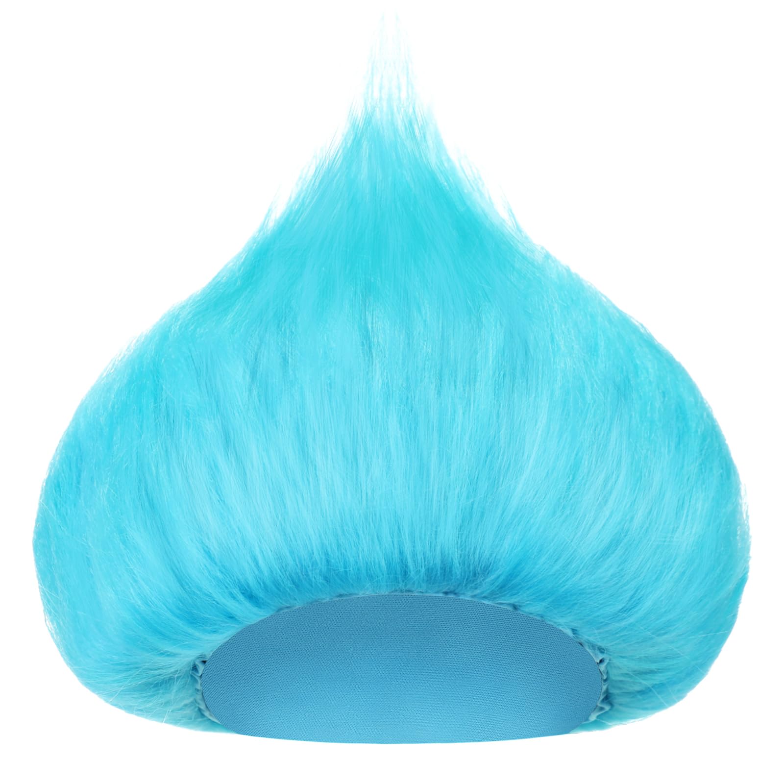 Geyoga Unisex Funny Wig Hairy Costume Funky Hairband Crazy Wig Hair for Mardi Gras Halloween Costume Cosplay Party(Sky Blue,1 Pcs)