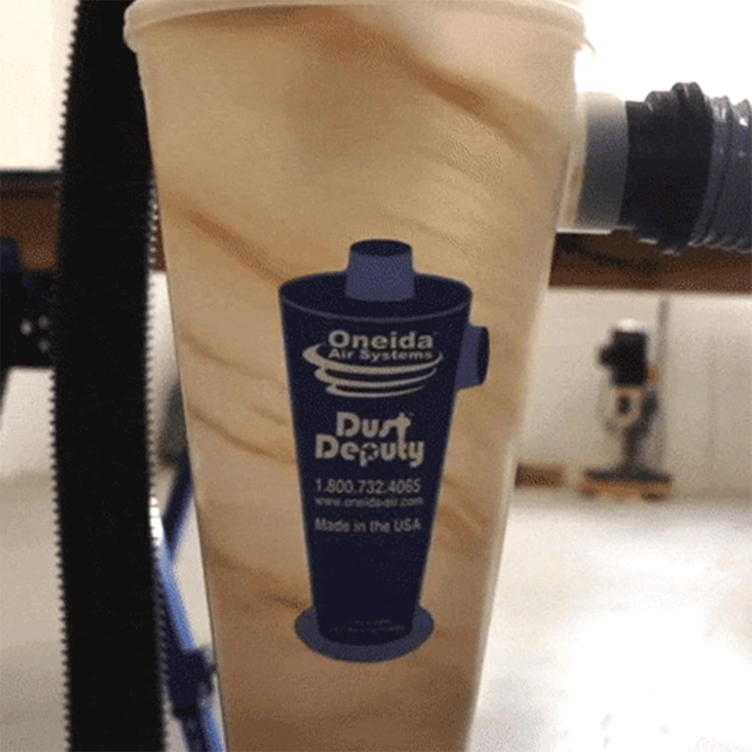 Oneida Air Systems Dust Deputy 2.5 DIY Cyclone Separator XL: Highest CFM Collector for Wet/Dry Shop Vacuums (DD 2.5 DIY)