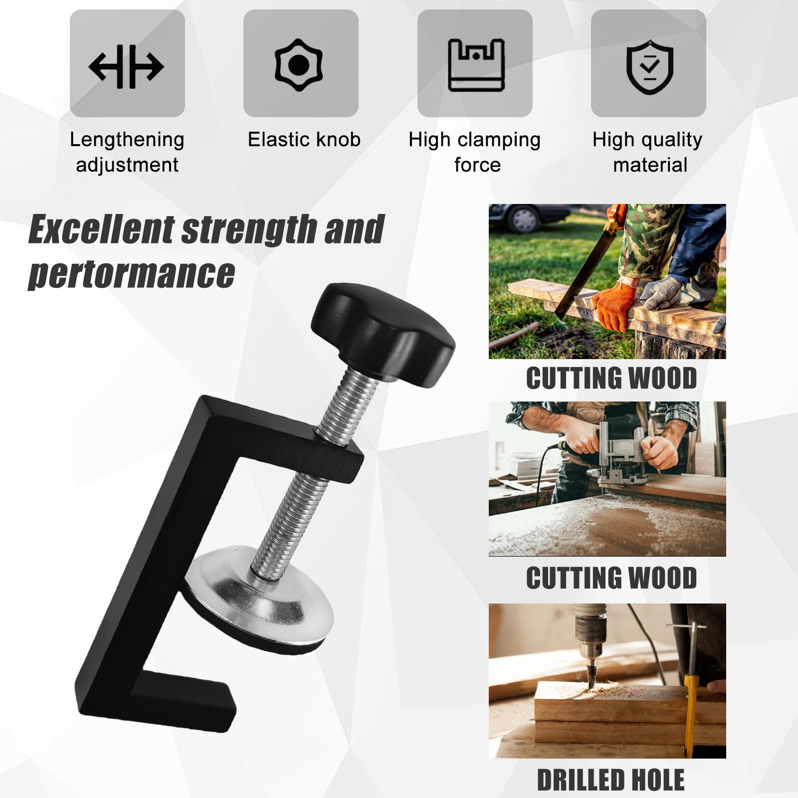 Morsetti A G Per Falegnameria - Kit Da 6 Pezzi Per Serraggio Preciso - Foto 6