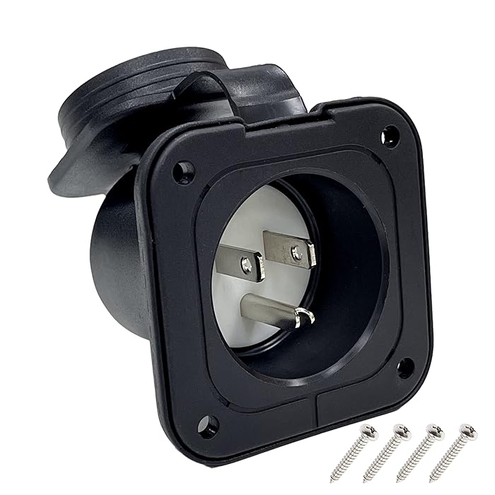 Buy Sintron 15 Amp Flanged Inlet 125V, NEMA 515P Shore Power Inlet