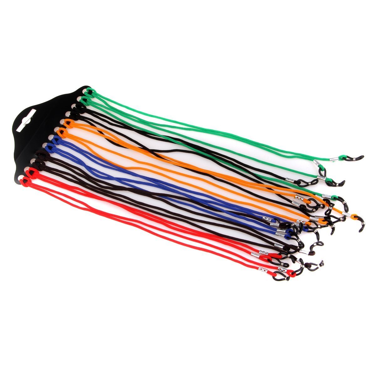 AEC 12pcs Multicolour Safety Eyewear Nylon Cord Glasses Neck Strap Eyeglass Holder Lanyard Accessories for Women Men & Kids 1