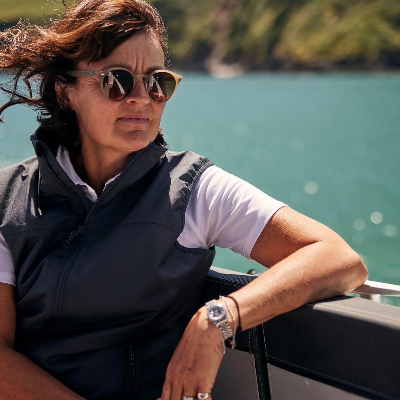 Gill Womens Crew Pilot Outer Vest - Breathable, Waterproof & Windproof