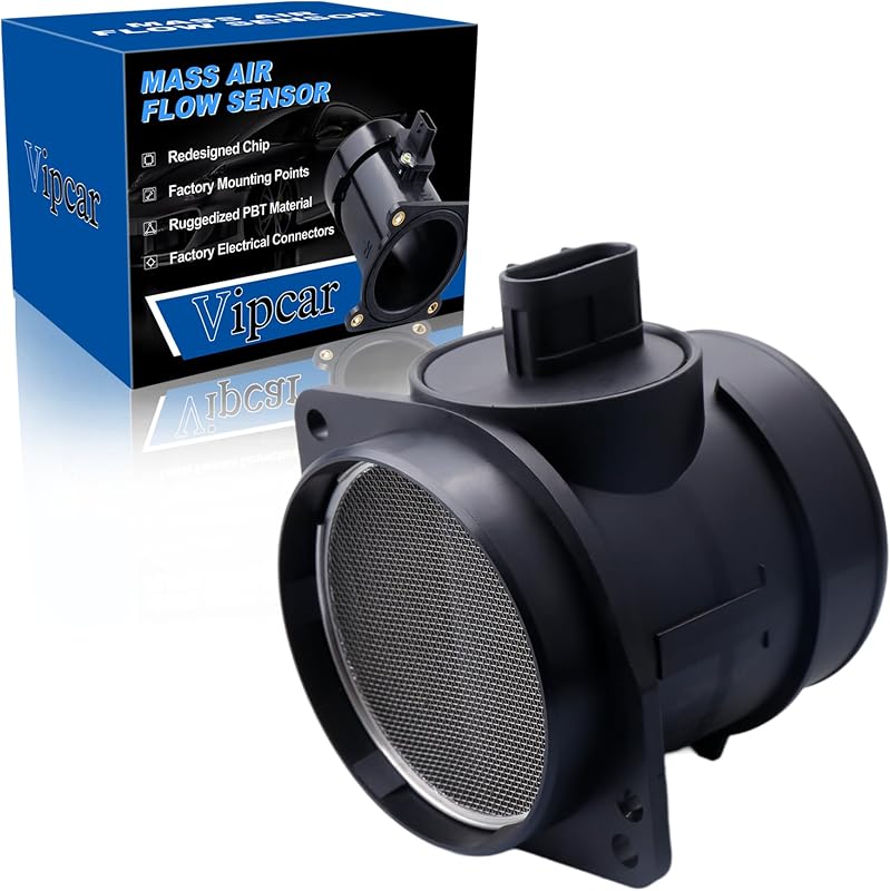 Sensor de fluxo de ar MAF Vipcar 10349461 para Buick, Chevrolet, GMC, Pontiac, Cadillac e Saturn – 1 unidade