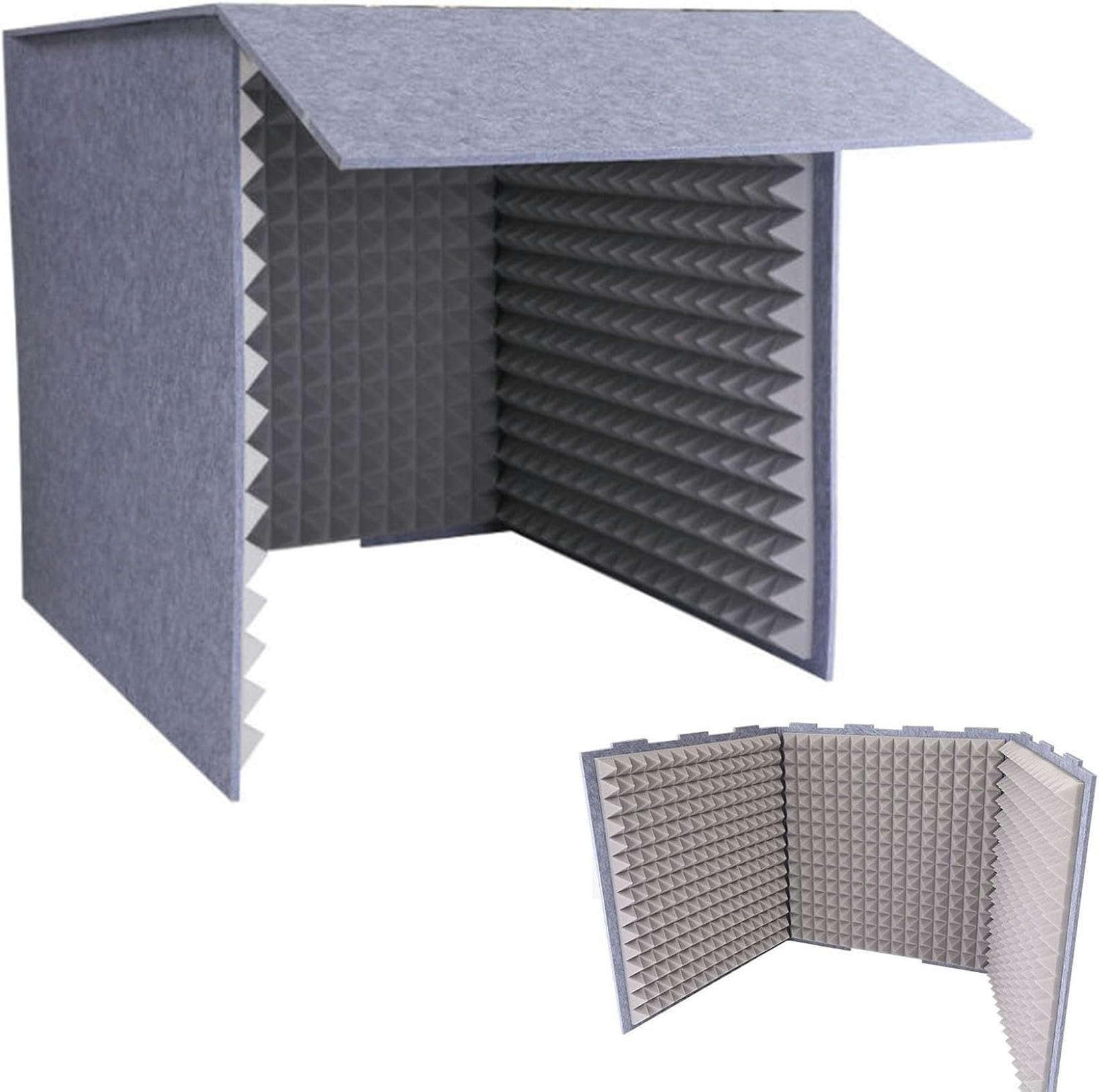 Bouclier d'isolation de microphone pliable pour filtrer la voix nettes