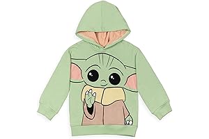 Baby Yoda Fleece Pullover Hoodie Jacket for Boys