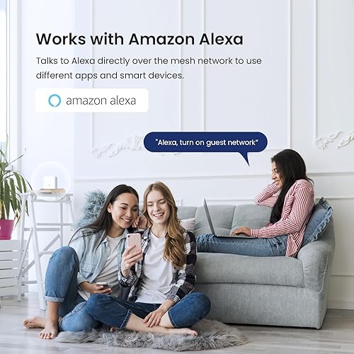 Miniatura 9 de Tenda AX1500 Mesh WiFi 6 System Nova MX3 - Cubre hasta 3500 pies cuadrados - Sistema de malla WiFi 6 para todo el hogar - Router de malla Gigabit