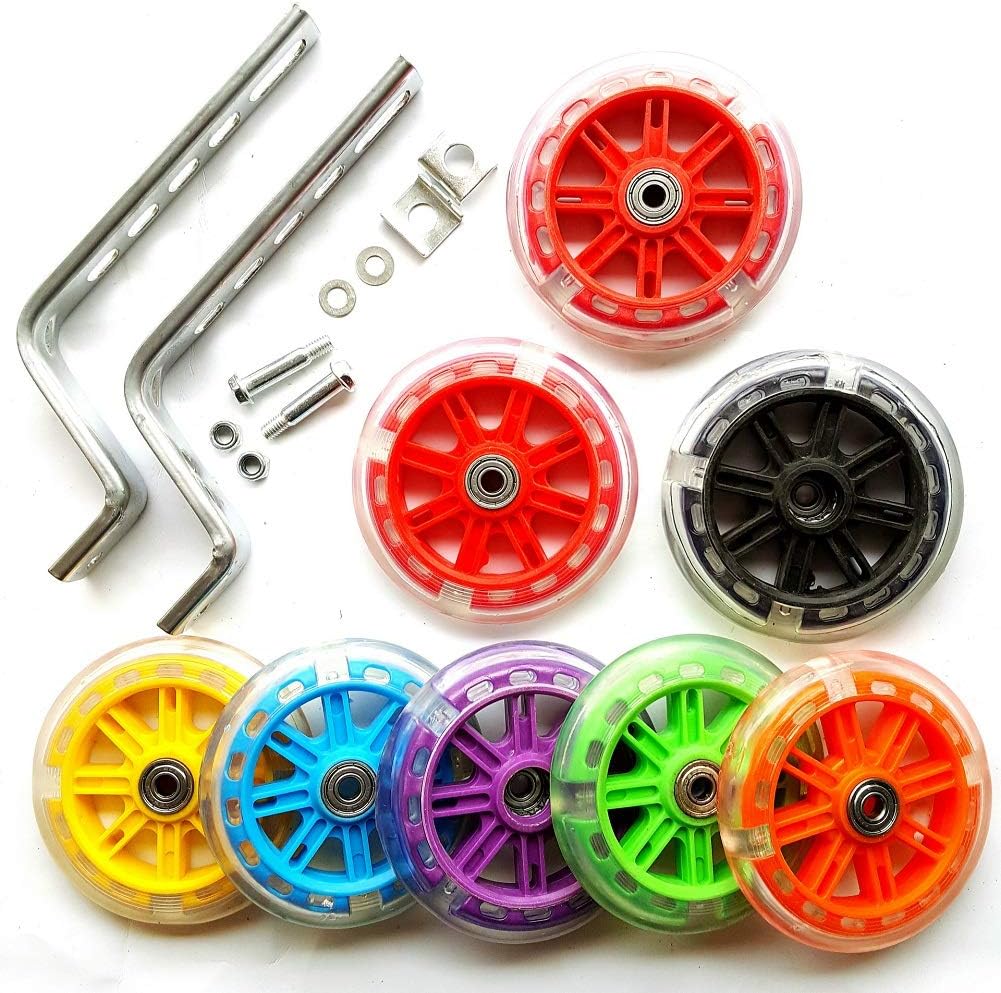 Ruedas de Entrenamiento para Bicicleta Infantil Verde 12 in miniatura 1