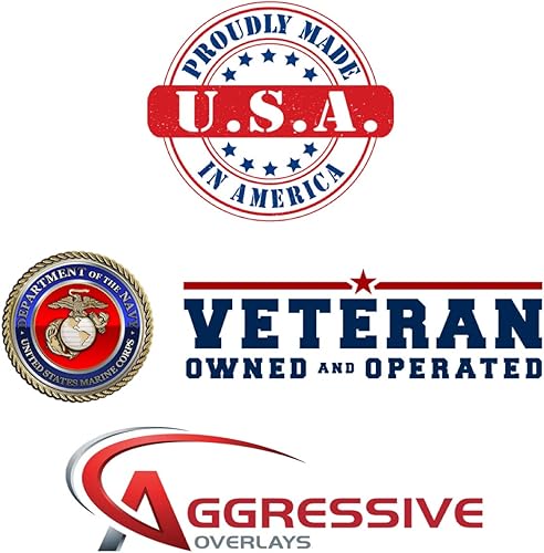 Miniatura 6 de Aggressive Overlays Compatible con Jeep Grand Cherokee 2014-2021 con película de luz trasera teñida de tercer freno ahumado oscuro