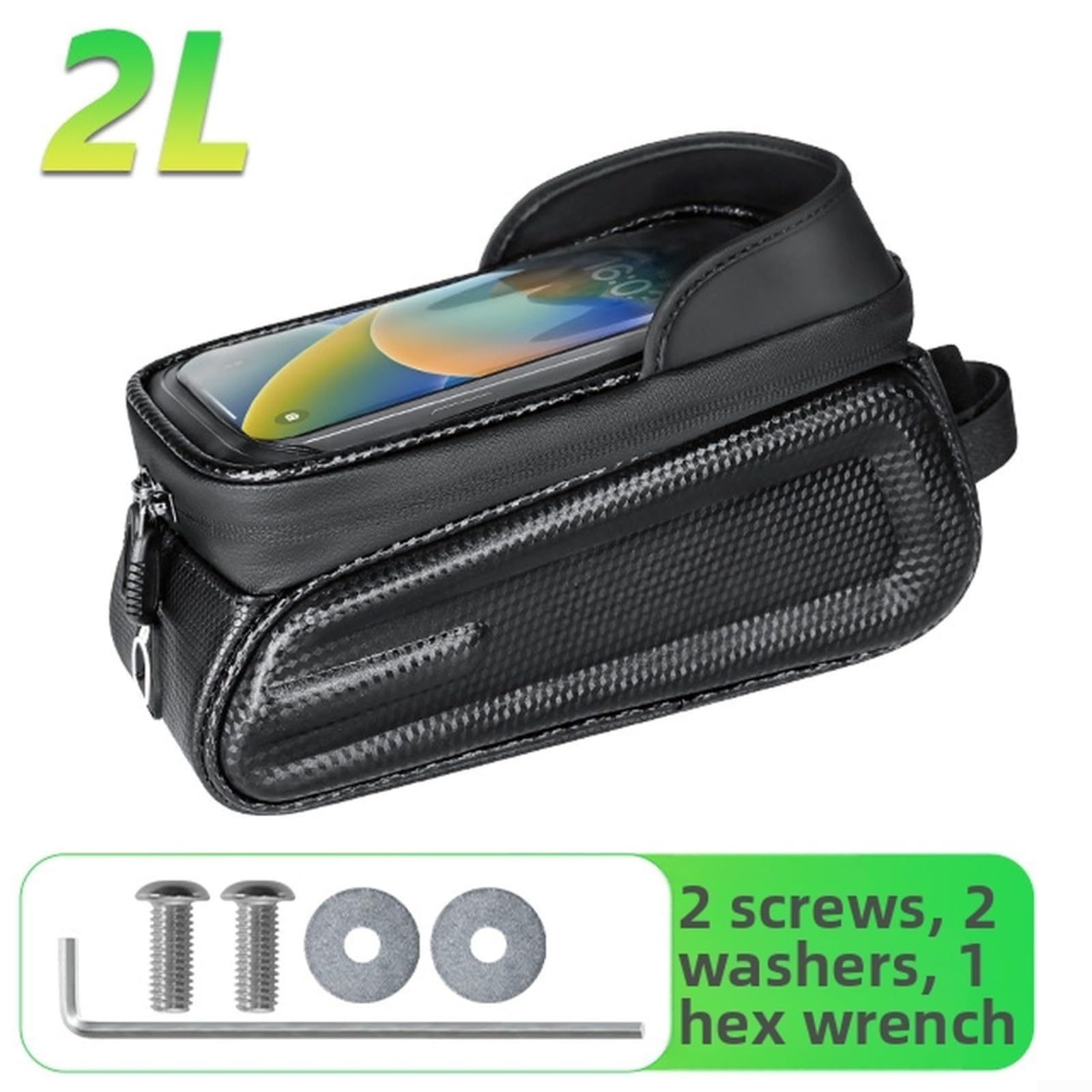 Booda Brand Borsa Smartphone Bici per Pivot RSL 2015-2018 | Proteggi gli oggetti e naviga sotto la pioggia con questa borsa parasole ben salda.