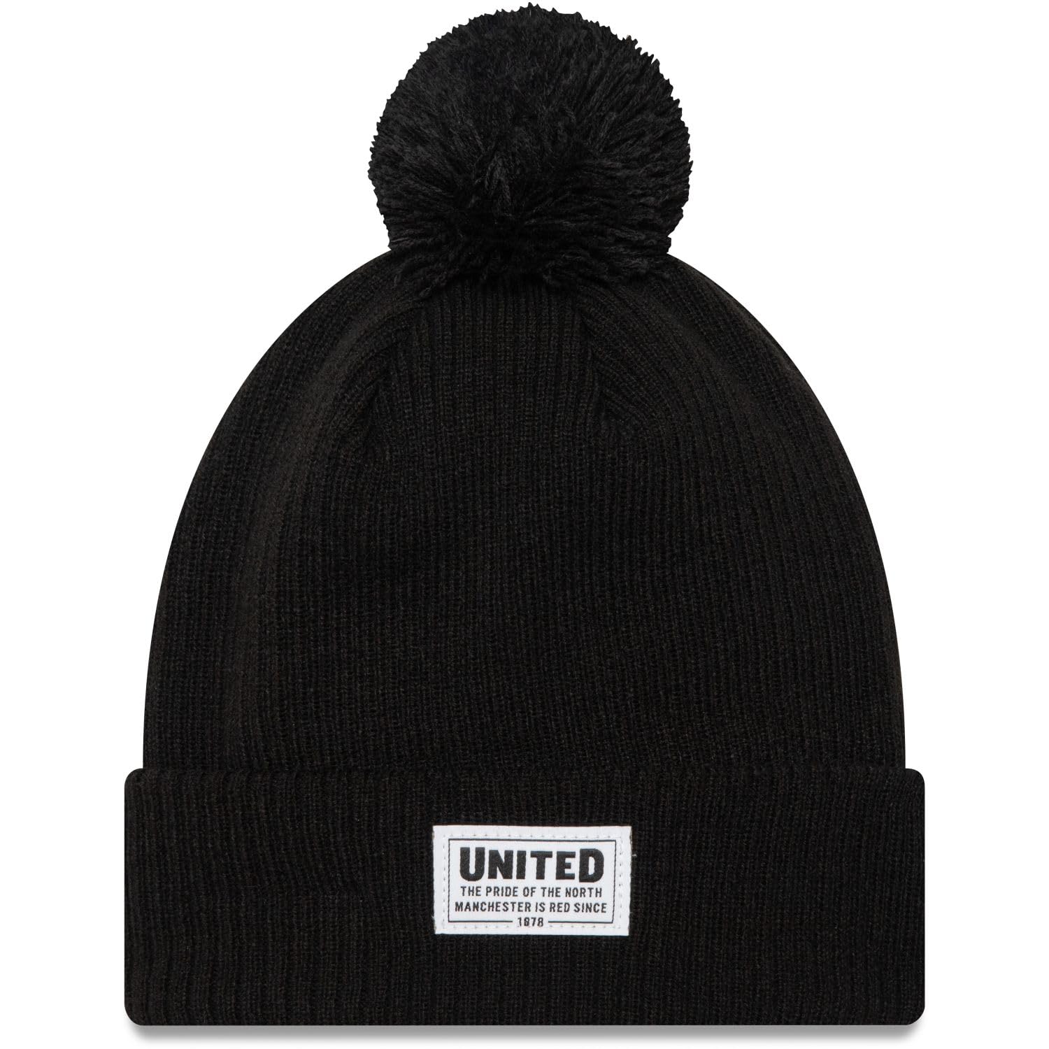 New Era Winter Cuff Beanie - Patch Manchester United Black