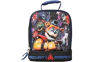 Five Nights at Freddy's: Security Breach Insulated Lunch Box with Double Compartments