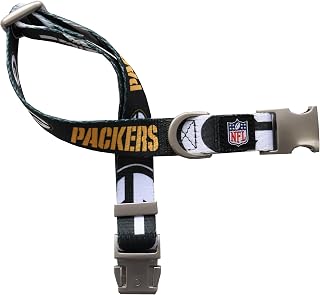 Littlearth Unisex-Adult NFL Green Bay Packers Premium Pet Collar, Team Color, Large