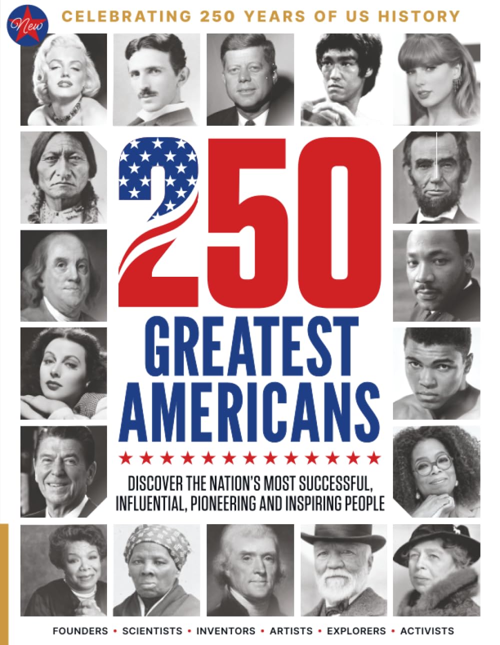 250 Greatest Americans: 250 trailblazers who shaped a nation—discover the visionaries, leaders, innovators and icons who defined America’s past, present and future.