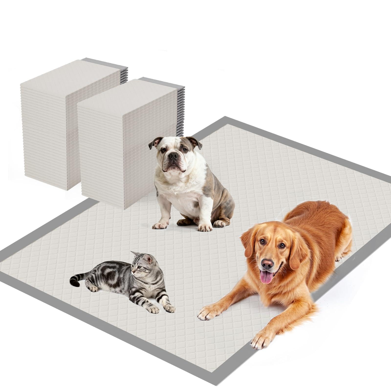 Gardner Pet Extra Large Puppy Pads 94x137 cm, Super Absorbent Puppy Training Pads with Non-slip Design, Fast Drying, Multi-Purpose, Suitable for Wide Range of Scenarios, 25 Pack