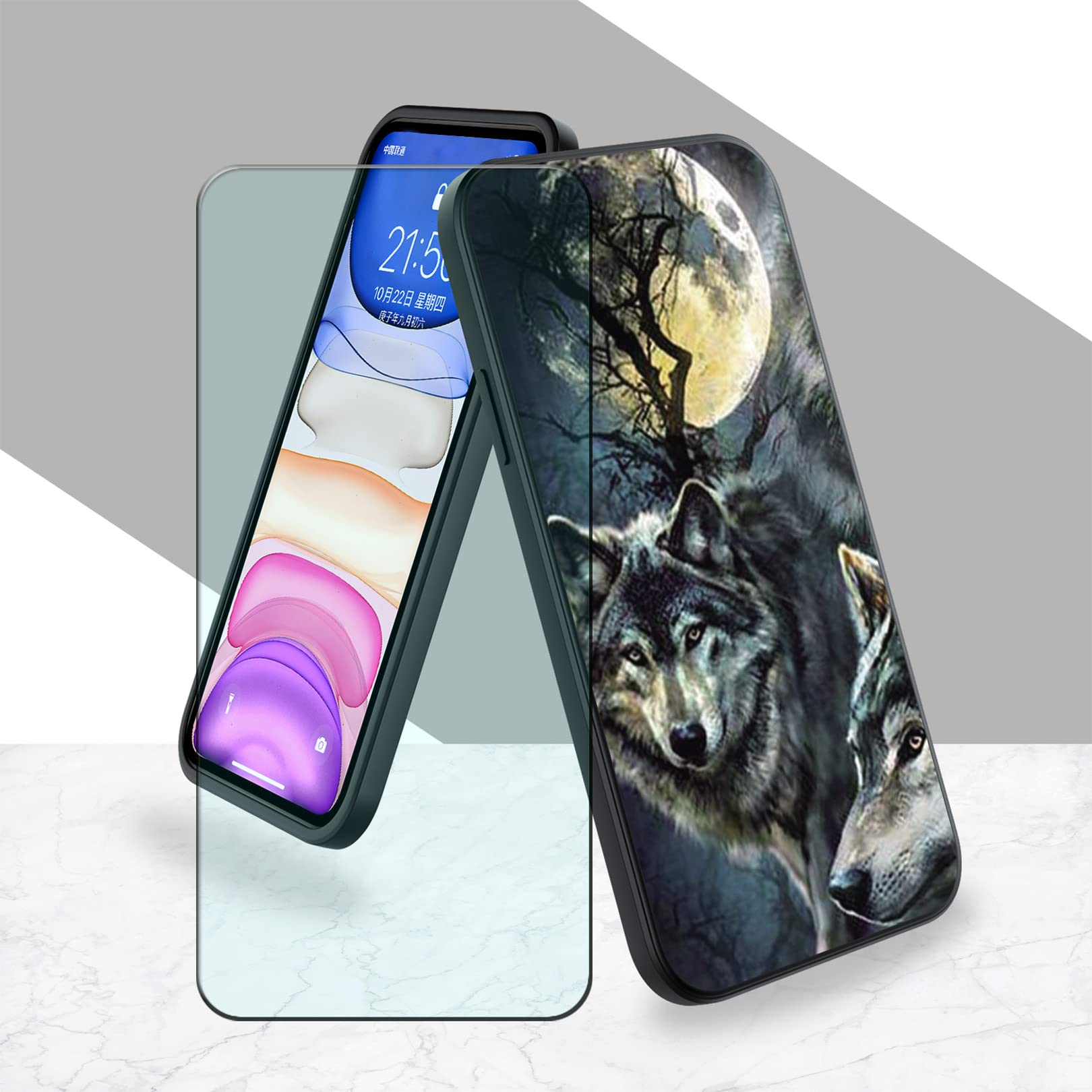 Custodia Morbida In Silicone TPU + 2 Pellicole Vetro Temperato Per ZTE Blade V50 Vita, Nera, Con Kit Pulizia - 4