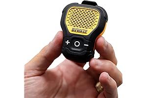 DEWALT 20V MAX* Jobsite Bluetooth Portable Speaker, IP55 Rated