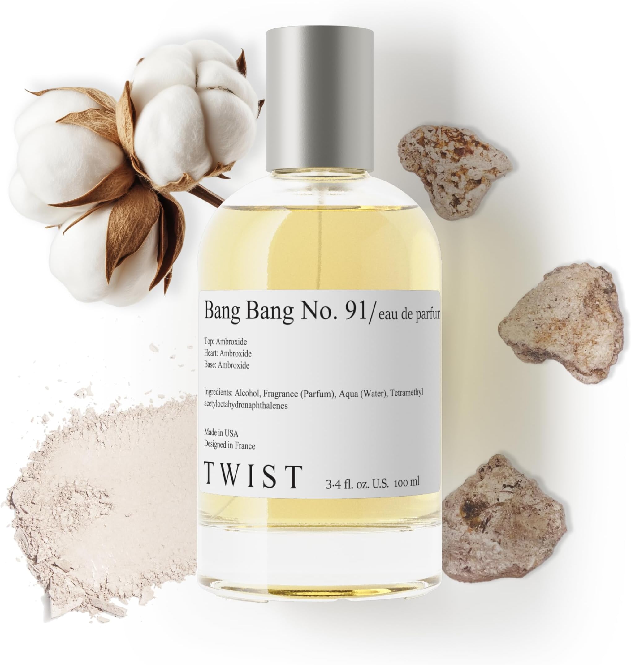 Twist Bang Bang No. 91 Inspired by Juliette Has a G- Not A Perfume, Long Lasting Perfume For Women, Paraben Free, Vegan, Clean Ingredients, Fragrance - Spray 100 ml | 3.4 fl. oz.