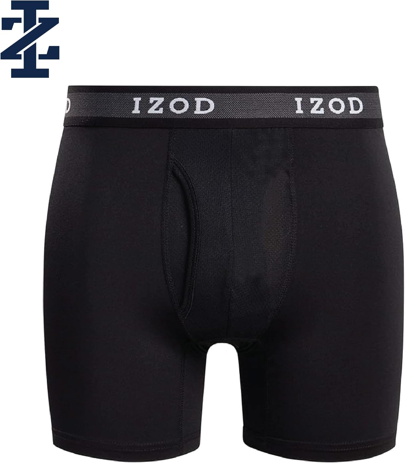 IZOD Mens Boxer Briefs - 10 Pack Stretch Performance Mens Underwear Boxers with Functional Fly Pouch, 6" Inseam (Size: S-XXL) - Image 4