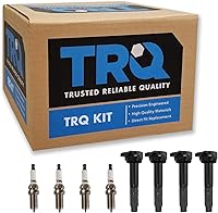 Vista 82 de Kit de Bobina de Encendido y Bujía de TRQ 8 Piezas Bujías de Iridio Compatibles con Toyota Tacoma 2005-2014 4Runner 2010 Tacoma 2015-2021