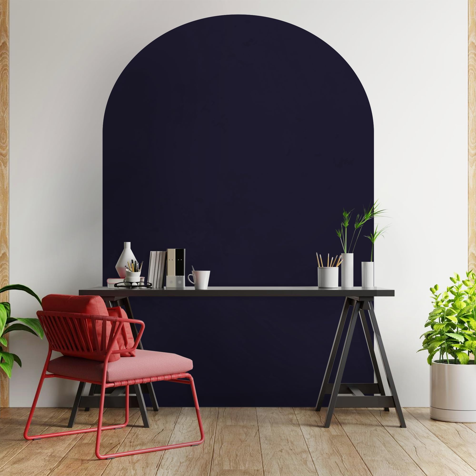 Minimalist Old Arch Wall Decal with Texture Effects - Elegant Design - Aesthetic Design - Interior Decoration - Easy to Apply - Self-Adhesive Vinyl - Multiple Color and Size Options (EGD024)