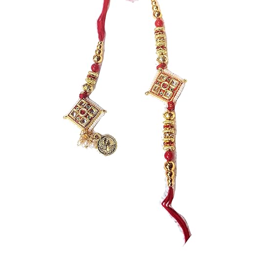 Bhabhi Rakhi set |Rakhi for Bhabhi | Bhabhi Rakhi | Bhai Bhabhi set rakhi | Rakhsha bandhan | 2023 Rakhi Bhaiya bhabhi (Gamthi Rakhi)