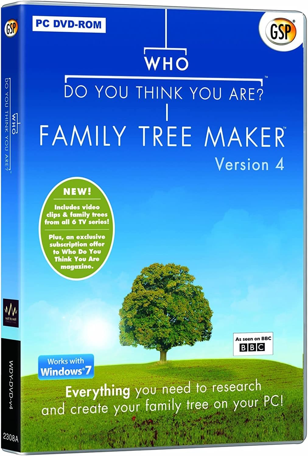 GSP Who Do You Think You Are? Family Tree Maker (PC)