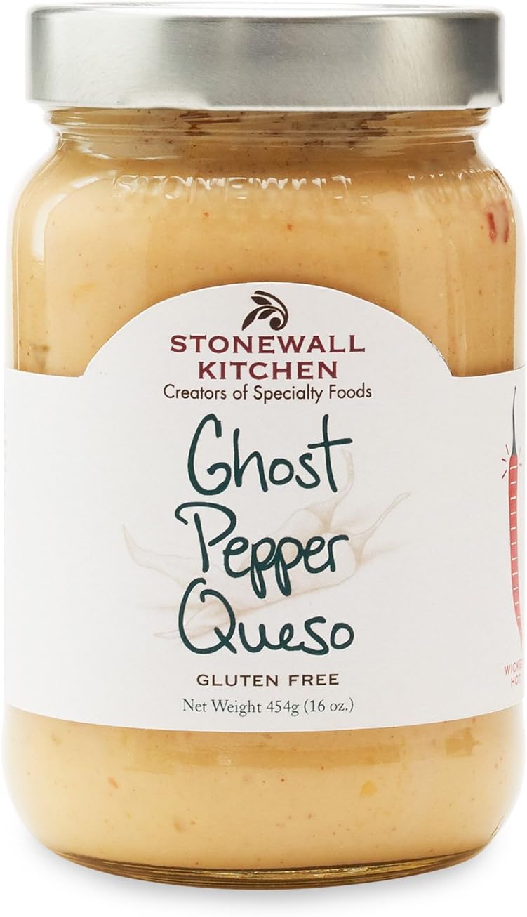 Stonewall Kitchen Ghost Pepper Queso, 16 Ounces (Pack of 2)