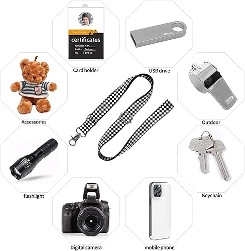 Miniatura 63 de Cordón para teléfono celular, correa cruzada para teléfono, correa de muñeca, cordones para llaves, correas de hombro ajustables universales