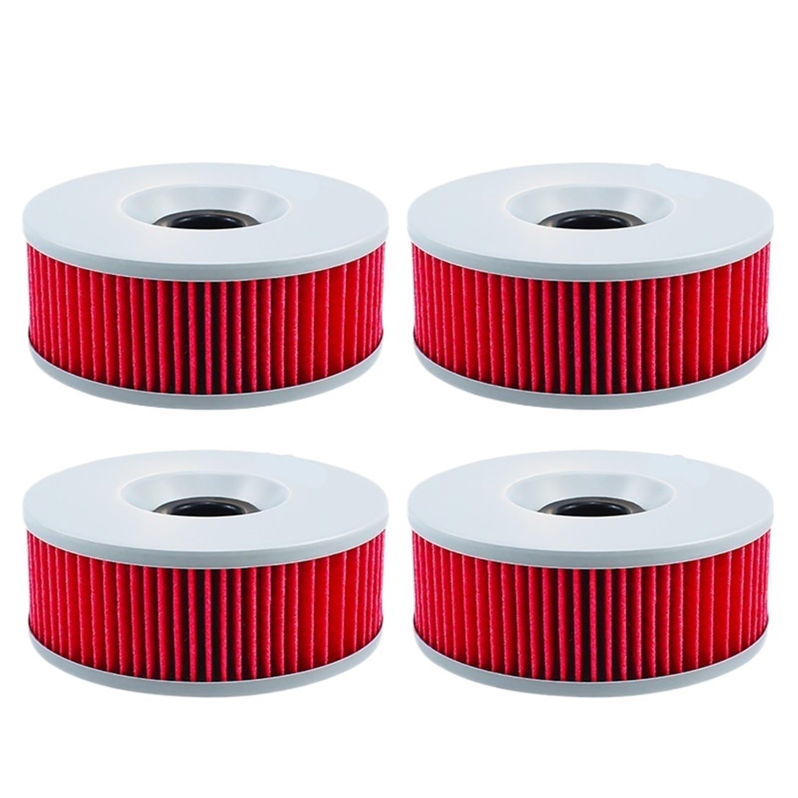 Motocyklowe Filtr 1/2/4 szt. Filtr oleju motocyklowego pasuje do Yamaha Venture Royal XVZ 1200 1300 83-93 Vmax 1200 85-95 XS750 Motocyklowe filtry oleju(Yellow-4 pcs)