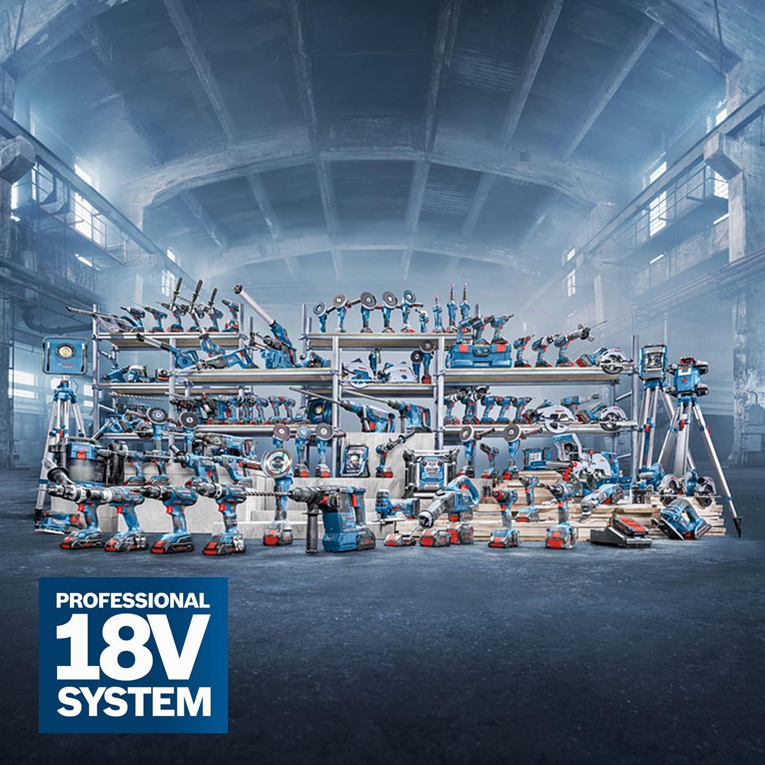 Bosch Professional 18V System GSB 18V-21 + GDR 18V-160 - Taladro percutor + atornillador de impacto a batería (2 baterías x 2.0 Ah, en L-BOXX)