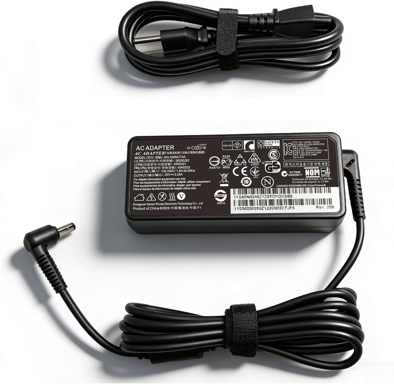 65W 45W Adapter for Lenovo IdeaPad 3 3i 5 1i Ideapad Silm 1 3 5 7 Ideapad 110 110s 310 320 330 330s 520 530s 710s AC Charger Power Supply Cord 4.0 * 1.7mm