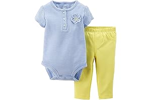 Baby Bodysuit and Pant Set: The Epitome of Comfort and Style for Your Little Princess.