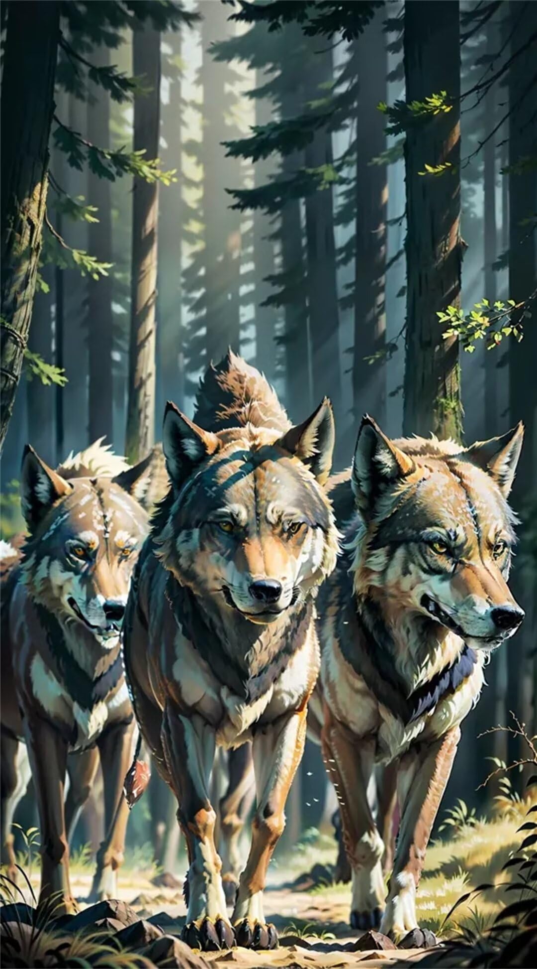 Kit Complet 5D Diamond Painting animaux de la forêt - Toile broderie diamant DIY 40x100 cm