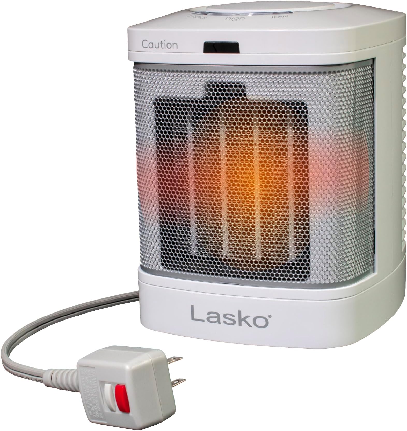 Lasko Electric Ceramic Space Heater for Bathroom - 8” - CD08200 - White