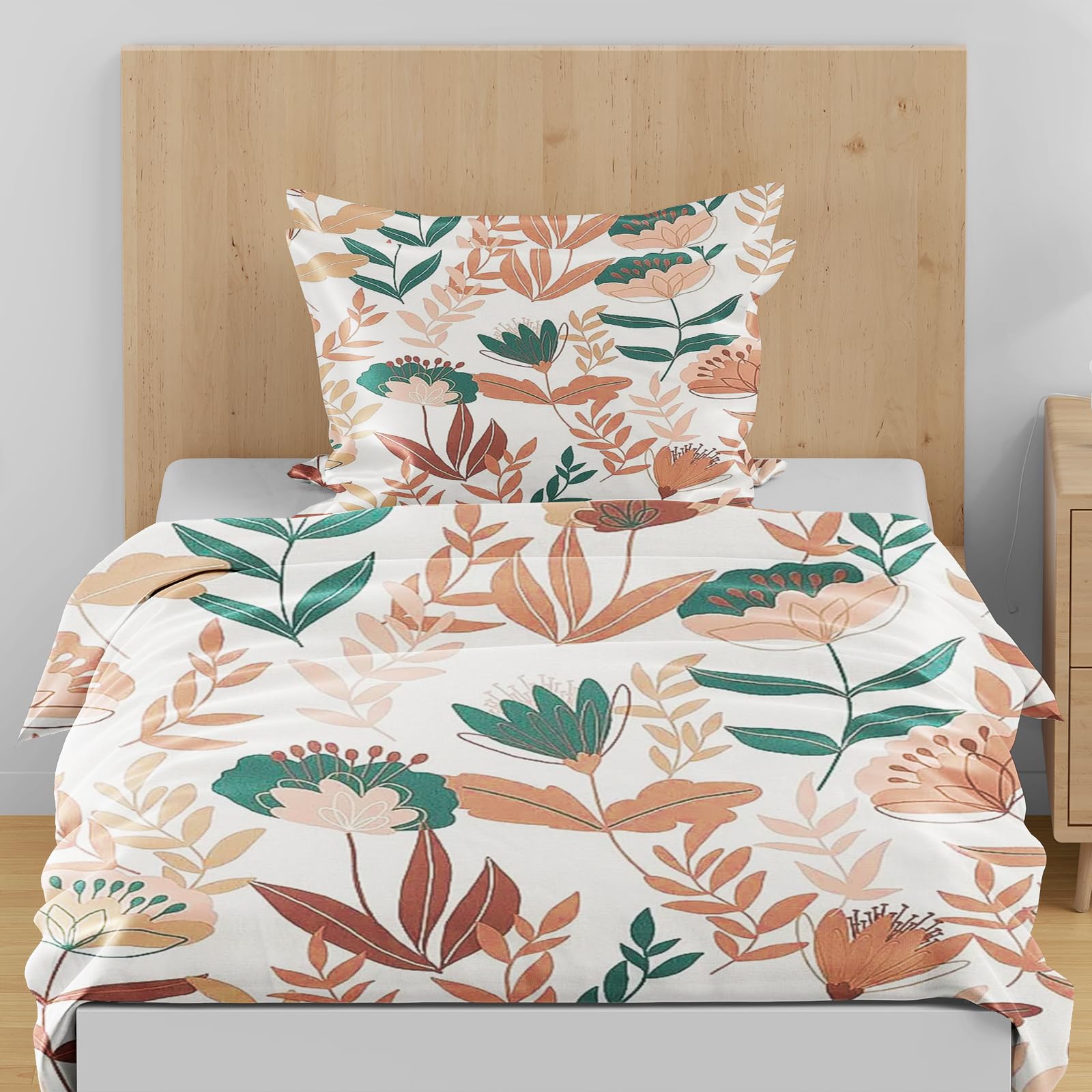 Impianto Ropa de Cama, Terra Naturale Ropa de Cama Infantil Estampada 3D, Microfibra, Con Funda de Almohada, Multicolor (220 x 260 cm), 5)