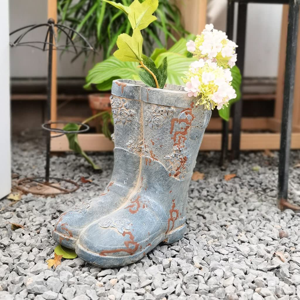 Amazon.co.jp: フラワープランターポット、ヴィンテージオールド  