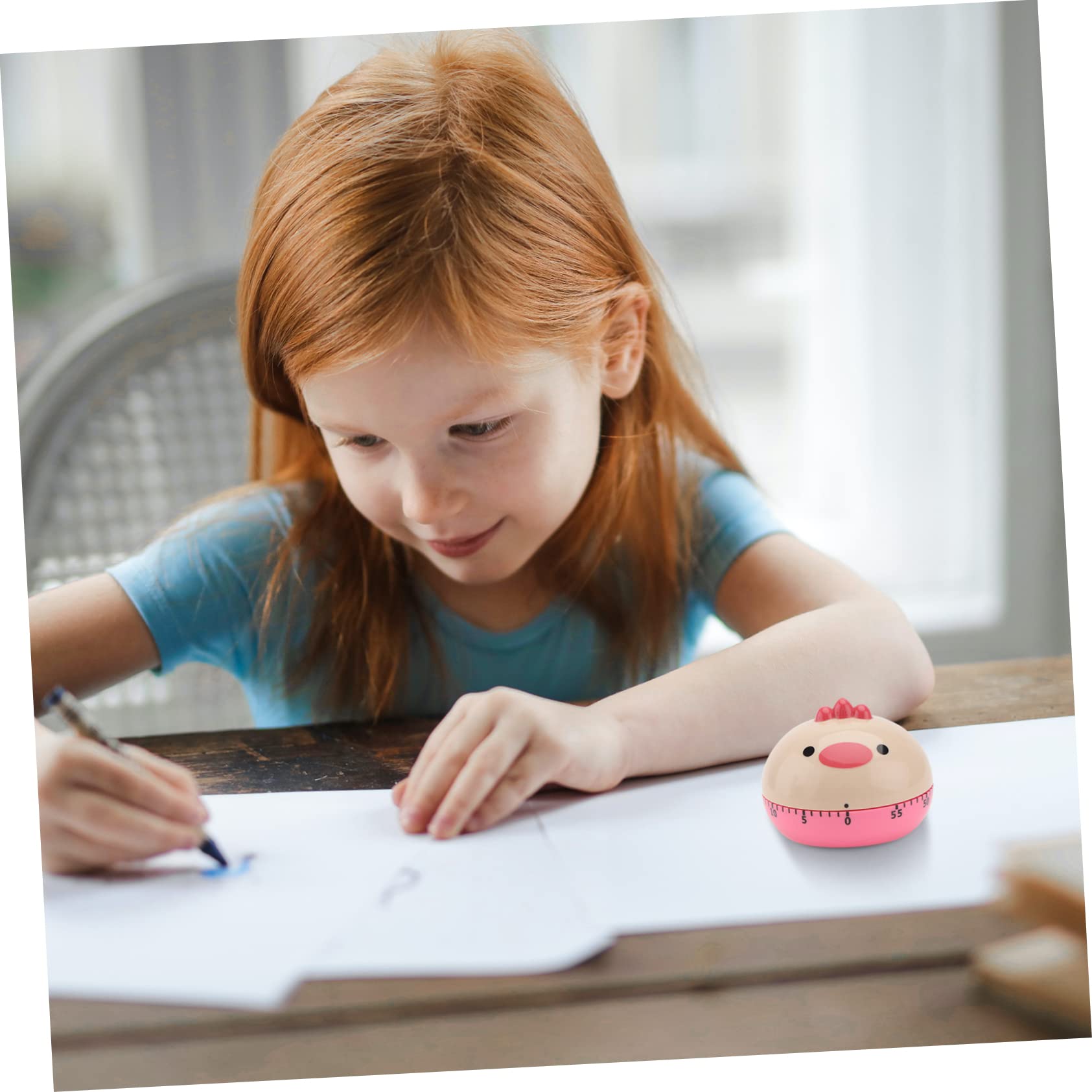 DECHOUS 3pezzi Timer Cartoon Timer Meccanico Per Studenti e Del Per e Regali Batteria