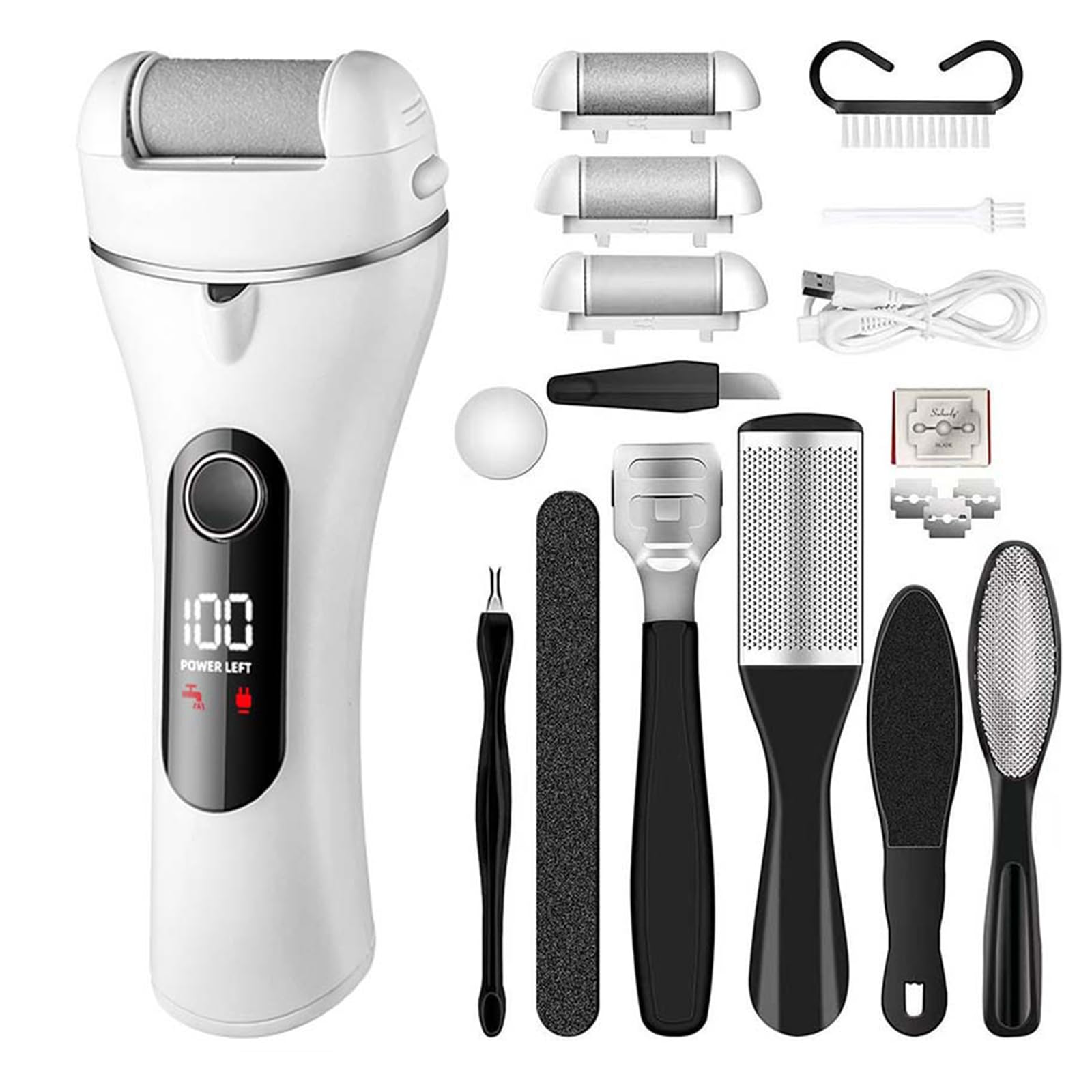 Grinder électrique portable pour enlever la peau sèche - 8