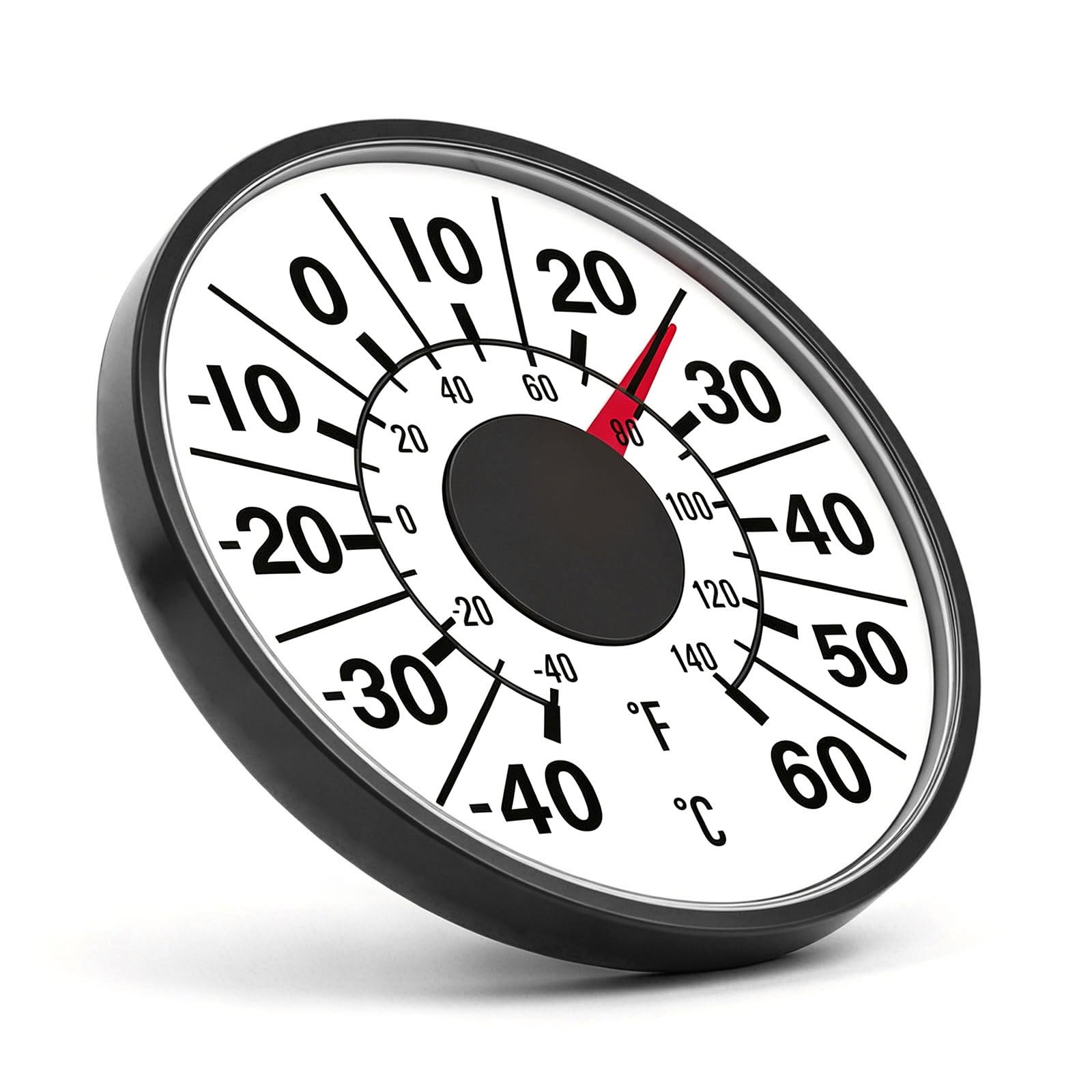 Mechanical Window Thermometers with Scale ABS Temperature Gauge Perfect for Greenhouse Sun Room Cafe Acrylic Thermograph