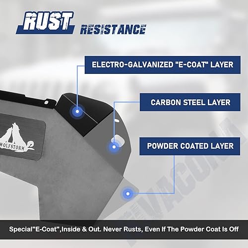 Miniatura 6 de Protectores de guardabarros interiores delanteros y traseros para Jeep Wrangler Sport Sahara Rubicon JK JKU (4 puertas/2 puertas) estilo atornillado