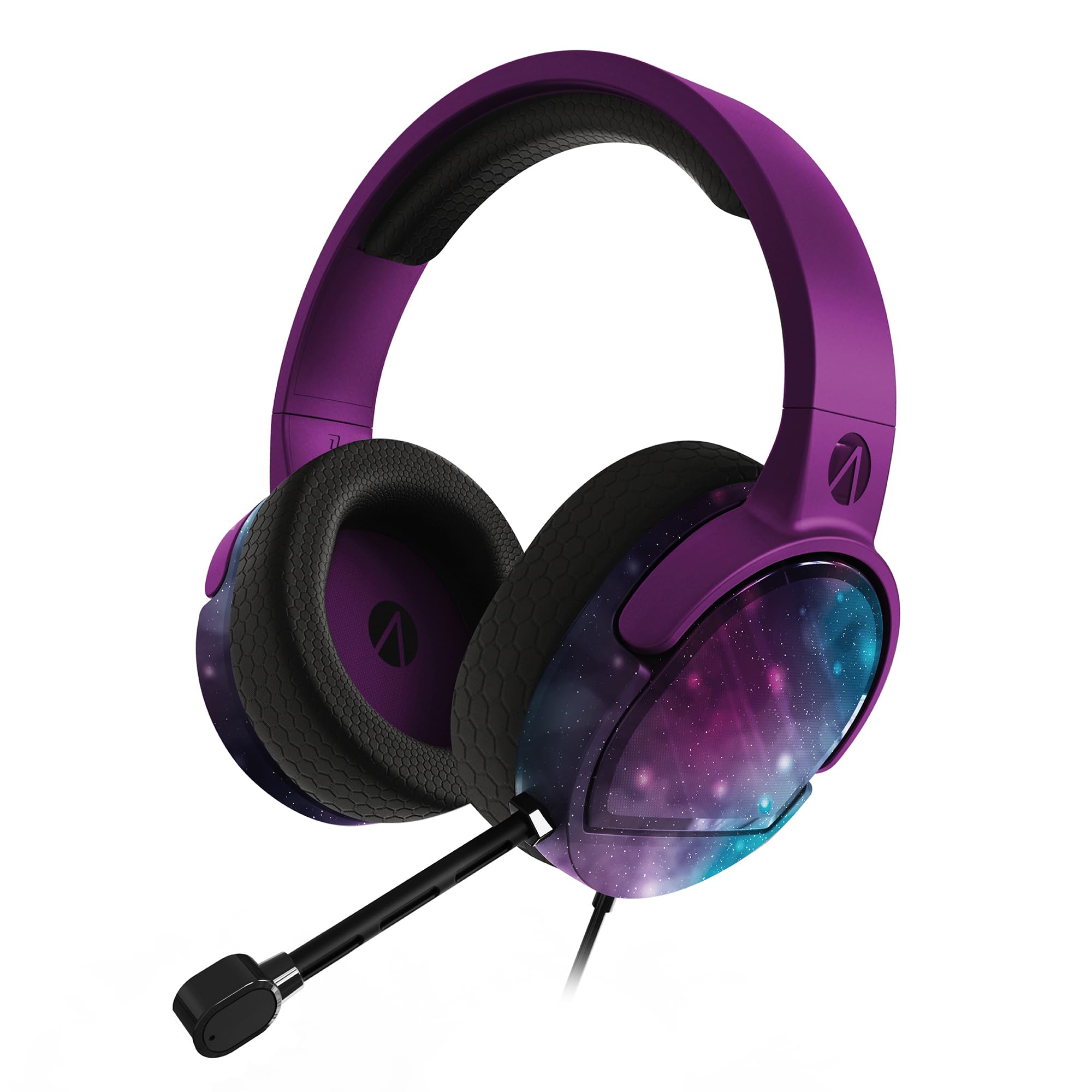STEALTH PANTHER Cosmic - Casque de Gaming Supra-Auriculaire Compatible avec PS4/PS5, XBOX, Switch, PC avec Micro Flexible, Prise 3,5mm, Câble 1,5m, Léger, Confortable et Durable