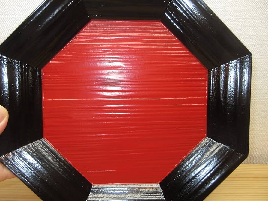 一閑塗 内朱八角干菓子盆 鈴木表朔 共箱入 茶道具 漆匠 京塗 伝統工芸