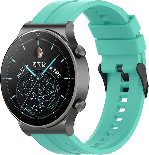 Miniatura 21 de FitTurn Band Compatible with Huawei Watch 5 4 Pro/GT 6 5 4 3 2 Pro/GT 2e/GT 6 5 4 46mm/GT2 46mm/GT Active/ Replacement Straps Silicone Bands