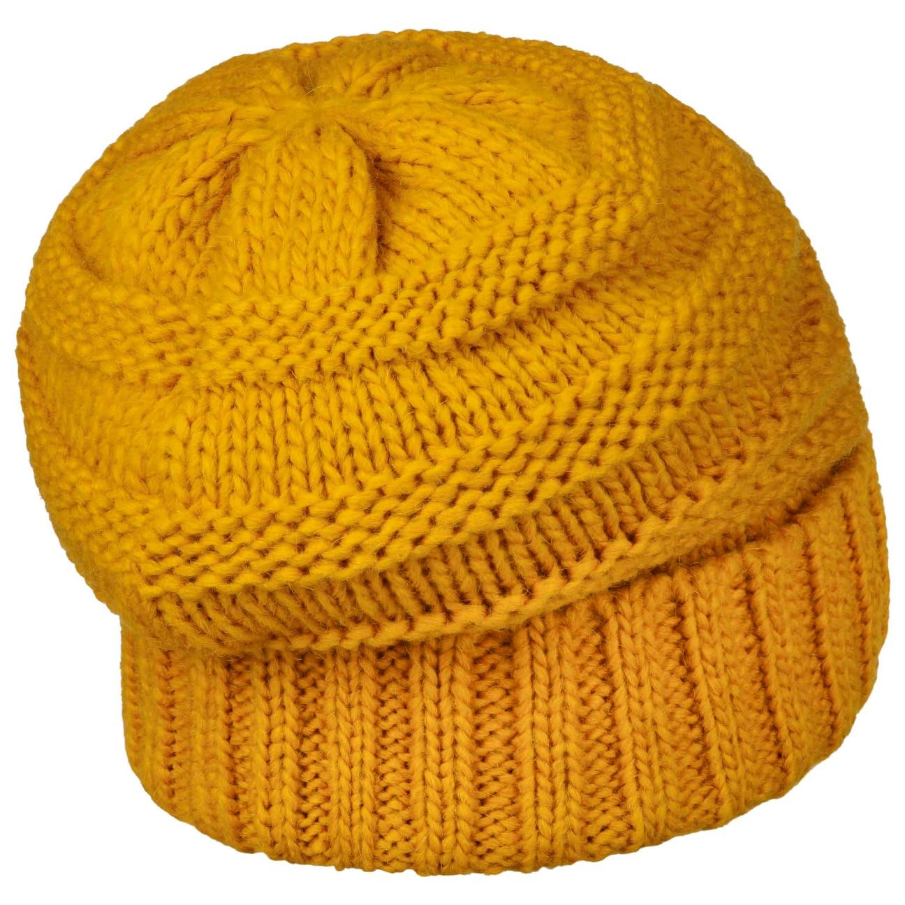 LIERYS Long Beanie Berretto Maglia Oversize Lana Alpaca Made in Germany Donna Uomo Autunno Inverno