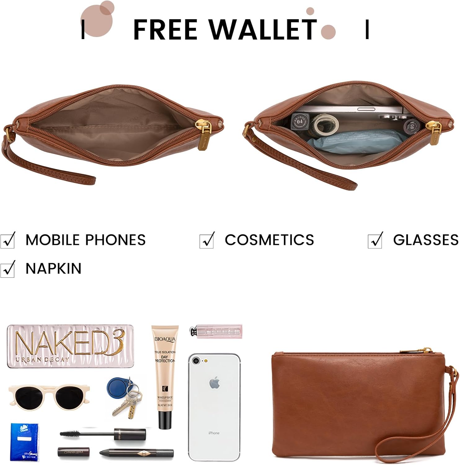 LOVEVOOK Laptop Bag for Women,Vintage Tote Bag for Work,Waterproof Handbags Shoulder Bag,Leather Office Computer Bag - Image 6