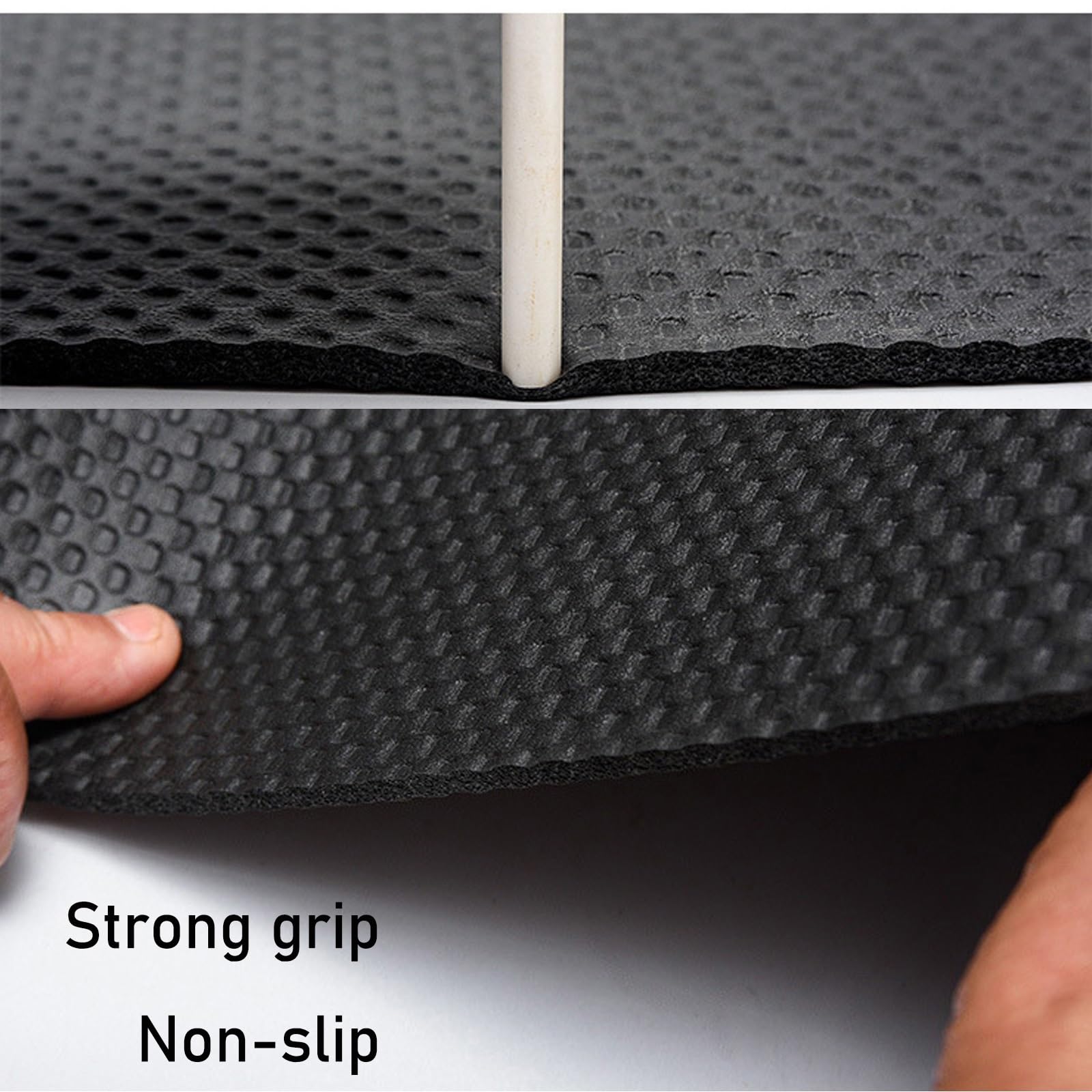 Tappetino Per Tapis Roulant,Tappetini Attrezzi Fitness，Tappeto Antiscivolo Antivibrazione Protezione Del Pavimento, Tappetino Insonorizzante Per Tapis Roulant, Ellittiche, Canottaggio(220x60cm)
