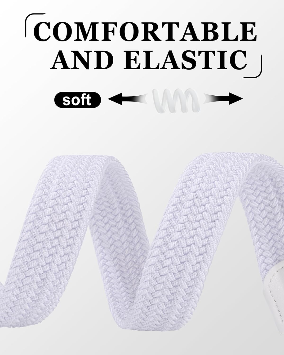 AWAYTR Girls Stretch Braided Belt - Kids Golf Softball Belt for Girls Aged 3-18 Years - Image 5