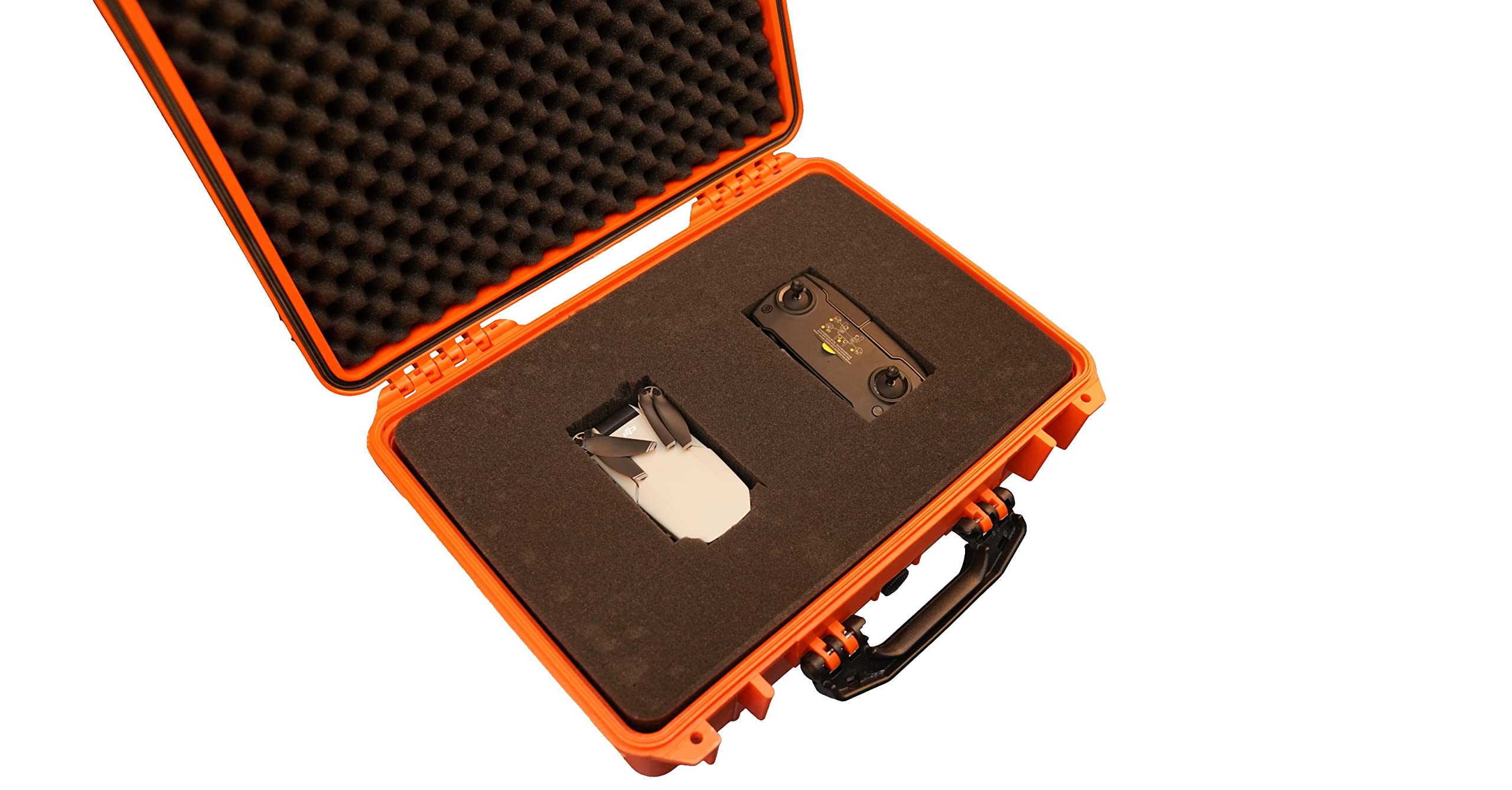 MEIJIA Custodia rigida impermeabile IP67 per tutte le condizioni atmosferiche, custodia rigida protettiva con schiuma personalizzabile, adatta all'uso di droni, fotocamere, attrezzature, pistole